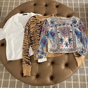 3 Long Sleeve Tops from Madewell, Zara